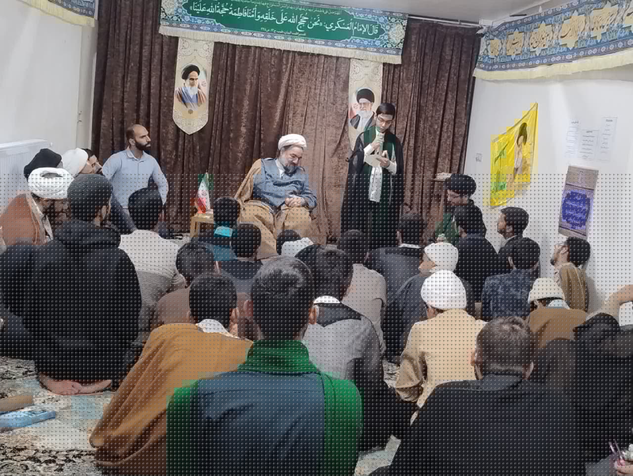 حضور حضرت آیت الله محامی (دام ظله) در جمع طلاب حوزه علمیه الزهراء (سلام الله علیها)