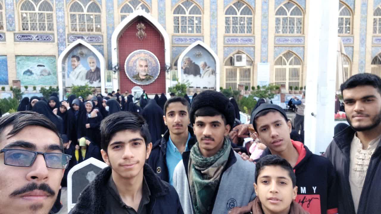  زیارت مزار سردار دلها حاج قاسم سلیمانی عزیز رحمت الله علیه